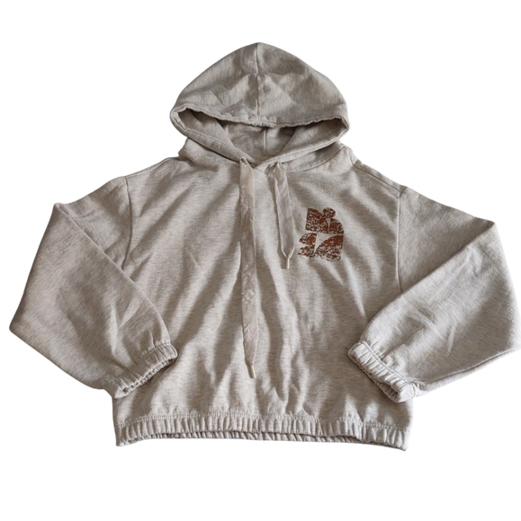 Daily Practice Size Medium Anthropologie Bright Side Cropped Hoodie - Picture 1 of 15